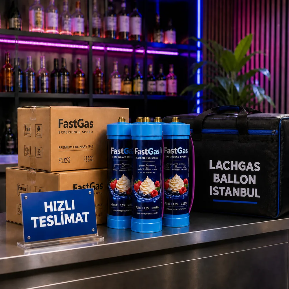 Culinary cylinders prepared for door-to-door delivery